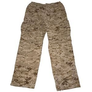 USMC Desert MARPAT Combat Utility Pants Medium Short Khaki